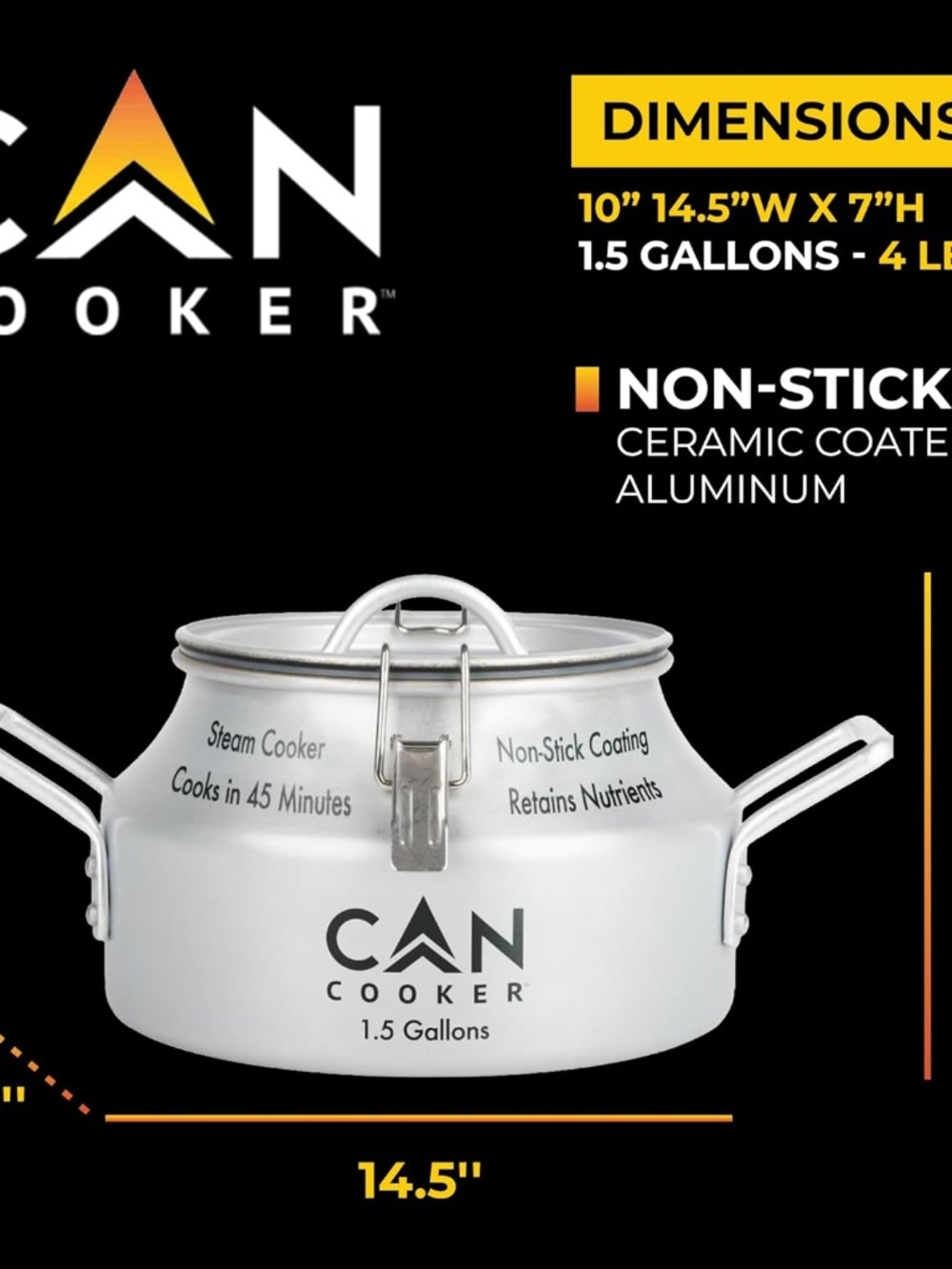Cancooker 1.5 Gallon Companion Steam Cooker - Picture 16 of 16